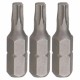 Kronus  76472C6,3 - Set capete de insurubare, profil TX15, 3 bucati