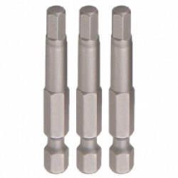 Kronus  76515E6,3 - Set capete de insurubare, profil HEX6, 3 bucati