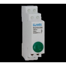 LAMPA ELD-B-DIN 230V ALBASTRU