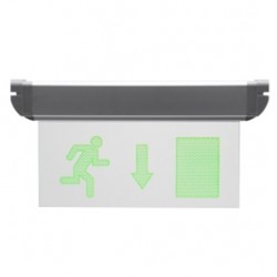 
                                        Lampa exit sageata jos 5113, pentru evacuare de urgenta, 6 LED, autonomie 3 ore                                    