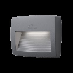LAMPA PERETE LED LORENZA 190 7.5W CCT 4000K IP55 GRI