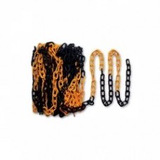 Lant Plastic Galben Negru, 8mm, lungime 25m