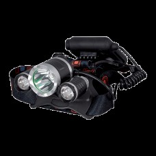 LANTERNA DE CAP CU ZOOM E-3396 1XXML T6+2XCREE XPE