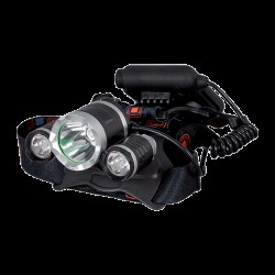 LANTERNA DE CAP CU ZOOM E-3396 1XXML T6+2XCREE XPE