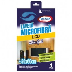 
                                        Laveta pentru LCD, microfibra extra fina, 50 x 60 cm                                    