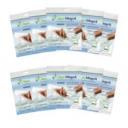 
                                        Laveta uz general Carpa Magica, microfibra, eco, alba, 40 x 40 cm, 10 buc / set                                    