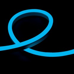 LED NEON FLEX 12W/M 24V IP65 ALBASTRU