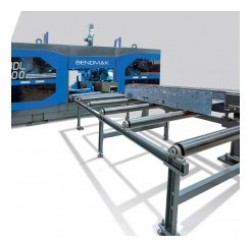 
                            Linie CNC de gaurit profile - grinda metalica in 3 axe B3DL 1200 + converior 12                         