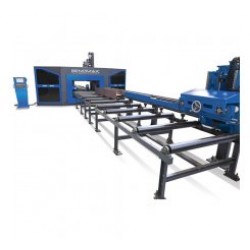 
                            Linie CNC de gaurit profile - grinda metalica in 3 axe B3DL ECO 1200 + converior                        