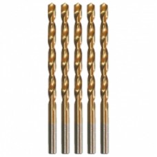 LumyTools  LT21545 - Set burghie metal, HSS-TIN, 4.5  mm, tija cilindrica, 10  bucati