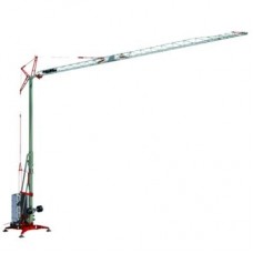 Macara autoridicatoare DB 20, sarcina 1.600 kg, lungime brat 22.7 m, inaltime 23.1 m