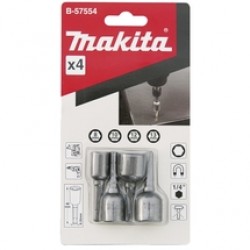Makita  B-57554 - Set chei tubulare, mixte, 4 bucati