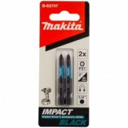 Makita  B-63747 - Set capete de insurubare, profil PZ1, 2 bucati