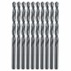Makita  D-06345 - Set burghie metal, HSS, 4.25  mm, tija cilindrica, 10  bucati