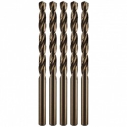 Makita  D-16726 - Set burghie metal, HSS-CO, 6.5  mm, tija cilindrica, 5  bucati