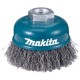 Makita  D-29284 - Perie oala, 100x0.3 mm, fir ondulat, metale feroase, metale neferoase