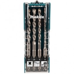 Makita  D-74756 - Set burghie SDS-Plus, 6-12  mm, 4 bucati