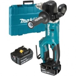 Makita  DDA450RTE - Masina de gaurit unghiulara cu 2 acumulatori, Li-Ion, 18 V, 5 Ah, valiza plastic