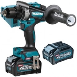 Makita  DF001GM201 XGT - Masina de gaurit si insurubat cu 2 acumulatori, Li-Ion, 40 V, 4 Ah, 140 Nm, valiza speciala