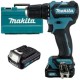 Makita  DF332DWYE - Masina de gaurit si insurubat cu 2 acumulatori, Li-Ion, 10.8 V, 1.5 Ah, 35 Nm, valiza plastic