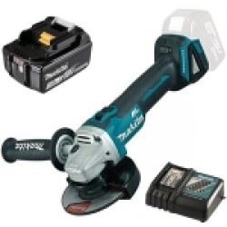 Makita  DGA504Z - Polizor unghiular, 125 mm +  Acumulator, Li-Ion, 18 V, 3 Ah + Incarcator
