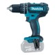 Makita  DHP482Z - Masina de gaurit si insurubat cu percutie fara acumulatori si incarcator, Li-Ion, 18 V, - Ah, 62 Nm, led iluminare