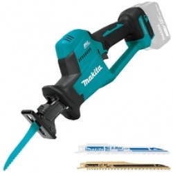 Makita  DJR189Z - Fierastrau sabie fara acumulatori si incarcator, Li-Ion, 18 V, - Ah, accesorii