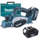 Makita  DKP180RFE - Rindea cu 2 acumulatori, Li-Ion, 18 V, 3 Ah, 82 mm, valiza plastic