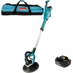 Makita  DSL801RTEU - Slefuitor pentru pereti , Li-Ion, 18 V, 5  Ah, motor fara perii, geanta textila