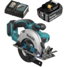 Makita  DSS501Z - Fierastrau circular, 136x20 mm + Acumulator, Li-Ion, 18 V, 3 Ah + Incarcator