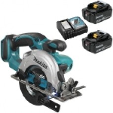 Makita  DSS501Z - Fierastrau circular, 136x20 mm + Set 2 acumulatori si incarcator, Li-Ion, 18 V, 5 Ah