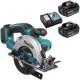 Makita  DSS501Z - Fierastrau circular, 136x20 mm + Set 2 acumulatori si incarcator, Li-Ion, 18 V, 5 Ah