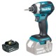 Makita  DTD154Z + BL1830B - Masina de insurubat cu impact, 175 Nm, M5-M16, motor fara perii + Acumulator, Li-Ion, 18 V, 3 Ah