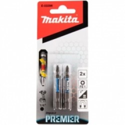Makita  E-03296 - Set capete de insurubare, profil PZ1, 2 bucati