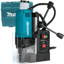 Makita  HB350 - Masina de gaurit cu talpa magnetica, 1050 W, 35 mm, - Nm, 8000 N, Weldon 19 mm, rezervor lichid racire, valiza plastic