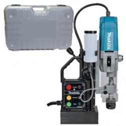 Makita  HB500 - Masina de gaurit cu talpa magnetica, 1150 W, 50 mm, - Nm, 9300 N, Weldon 19 mm, valiza plastic