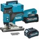 Makita  JV001GD201 - Fierastrau pendular cu 2 acumulatori, Li-Ion, 40 V, 2.5 Ah, valiza speciala, accesorii