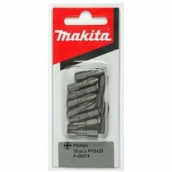 Makita  P-06074 - Set capete de insurubare, profil PH3, 10 bucati