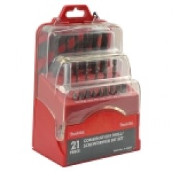 Makita  P-30829 - Set accesorii insurubare si burghie mixte, 21 bucati