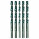 Makita  P-60442-5 - Set burghie metal, HSS-G, 10  mm, tija cilindrica, 5  bucati