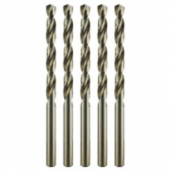 Makita  P-60501-5 - Set burghie metal, HSS-G, 13  mm, tija cilindrica, 5  bucati