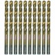 Makita  P-61042-10 - Set burghie metal, HSS-TIN, 2.5  mm, tija cilindrica, 10  bucati