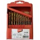 Makita  P-61385 - Set burghie metal, HSS-TIN, 1-10  mm, tija cilindrica, 19  bucati