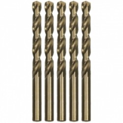 Makita  P-61721-5 - Set burghie metal, HSS-CO, 9  mm, tija cilindrica, 5  bucati
