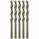 Makita  P-62474-5 - Set burghie metal, HSS-G, 12.5  mm, tija cilindrica, 5  bucati