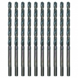 Makita  P-62636-10 - Set burghie metal, HSS-G, 8  mm, tija cilindrica, 10  bucati