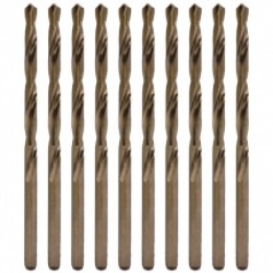 Makita  P-62789-10 - Set burghie metal, HSS-CO, 3  mm, tija cilindrica, 10  bucati