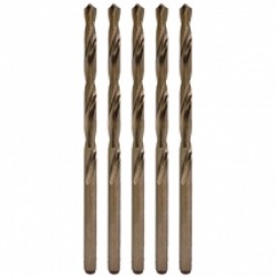 Makita  P-62896-5 - Set burghie metal, HSS-CO, 8.5  mm, tija cilindrica, 5  bucati