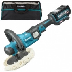 Makita  PV001GM101 - Masina de lustruit cu 1 acumulator, Li-Ion, 40 V, 4 Ah, 180 mm