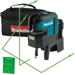 Makita  SK106GDZ - Nivela laser cu linii si puncte, 2 linii laser, 35 m, 4 puncte laser, - m, +/-0.3 mm/m, geanta textila